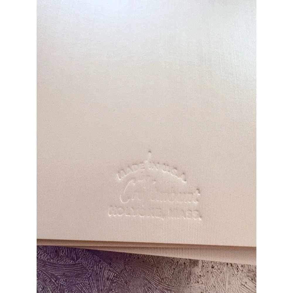 Vintage Craftmount Photo Frame Holiday Cards Gold Sleigh Gold Envelope Lot of 10